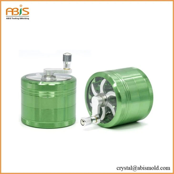 Portable Hand Cranked Herb Grinder With 4 Chambers
