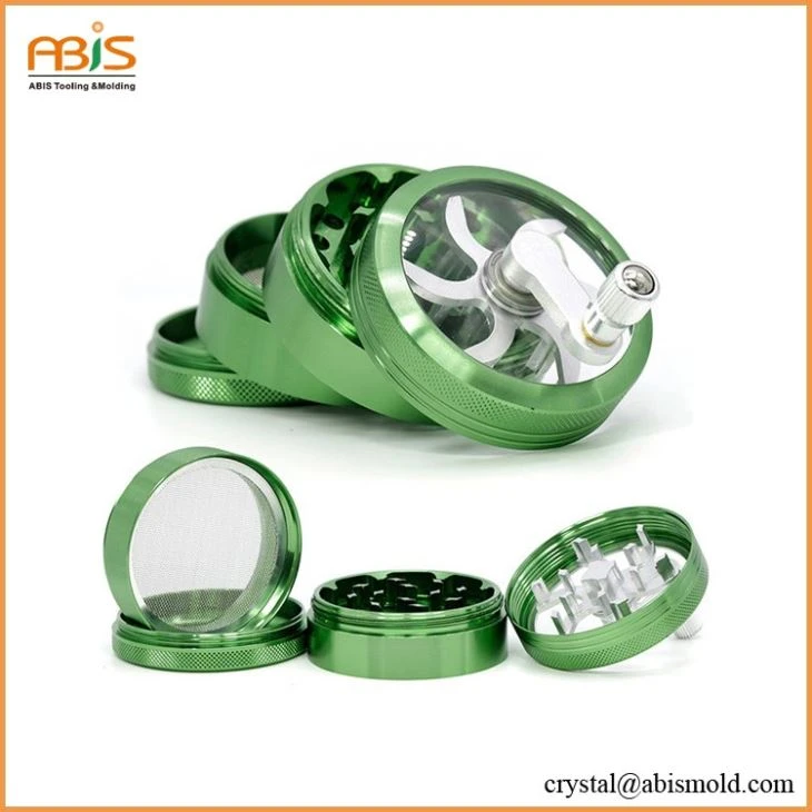 Portable Hand Cranked Herb Grinder With 4 Chambers